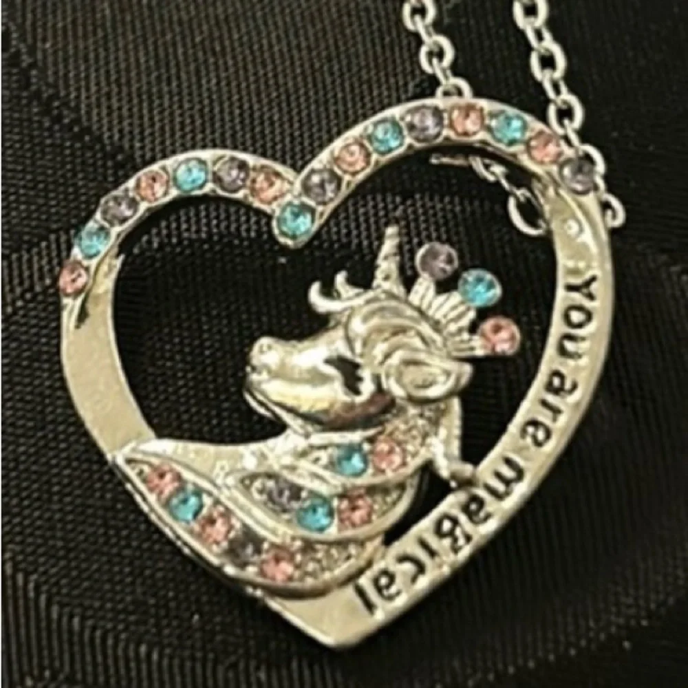 Unicorn and Crystals Necklace